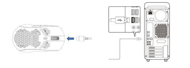 Kingston PF002 HyperX Pulsefire Haste Wireless Mouse fig 2