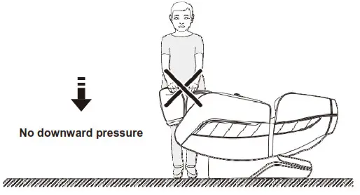 iReSt SL-A306 Massage Chair - No downward pressure