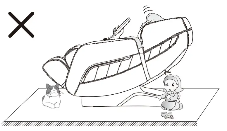 iReSt SL-A306 Massage Chair - Safety Warning 2