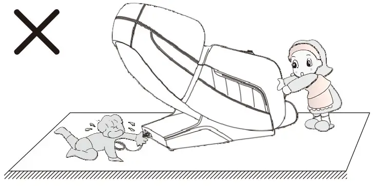 iReSt SL-A306 Massage Chair - Safety Warning