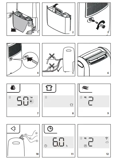 DeLonghi DDSX 220WFA Dehumidifier and Air Purifier 3