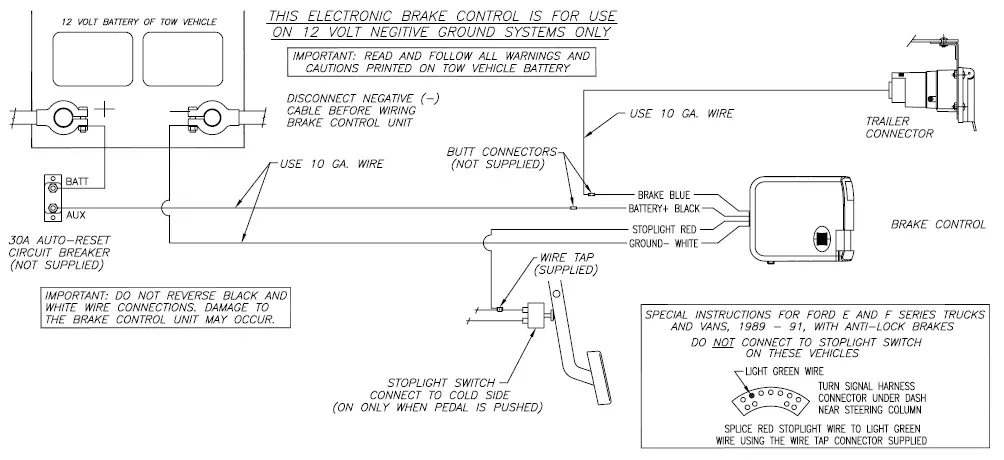 CURT 51140 Triflex Electric Brake Controller 4