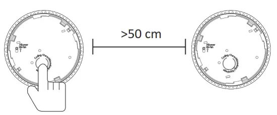HIKVISION DS PDSMK S WB Wireless Photoelectric Smoke Detector - bottom 1