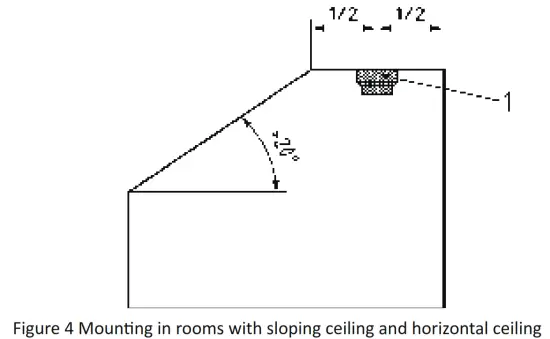 HIKVISION DS PDSMK S WB Wireless Photoelectric Smoke Detector - horizontal
