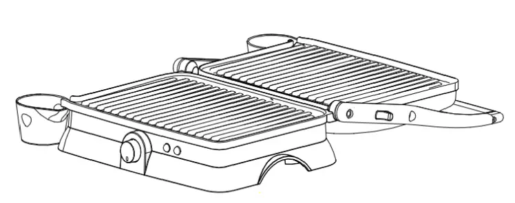 H-Koenig-IM-GR20-Contact-Grill-and-Griddle-2000-Watt-3