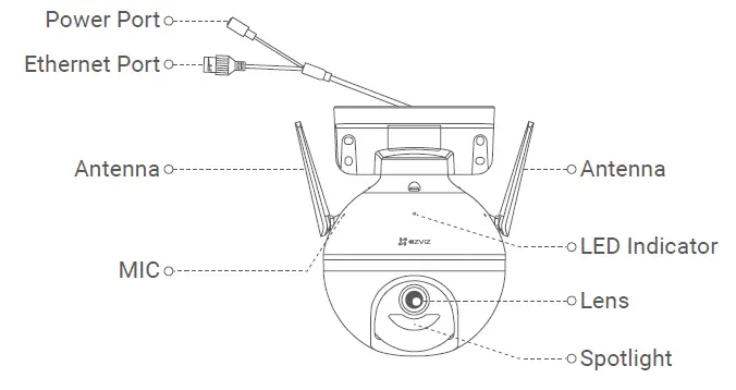 EZVIZ-CSC8C-Smart-Home-Camera-FIG-2