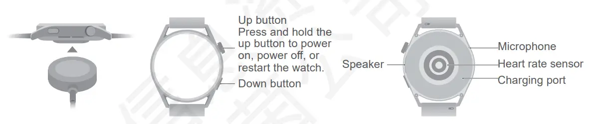 HUAWEI-JPT-B19-GT3-Jupiter-Smart-Watch-Black-Fig1