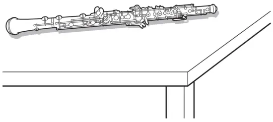 YAMAHA YOB 241 Series Student Oboe - Correct placement