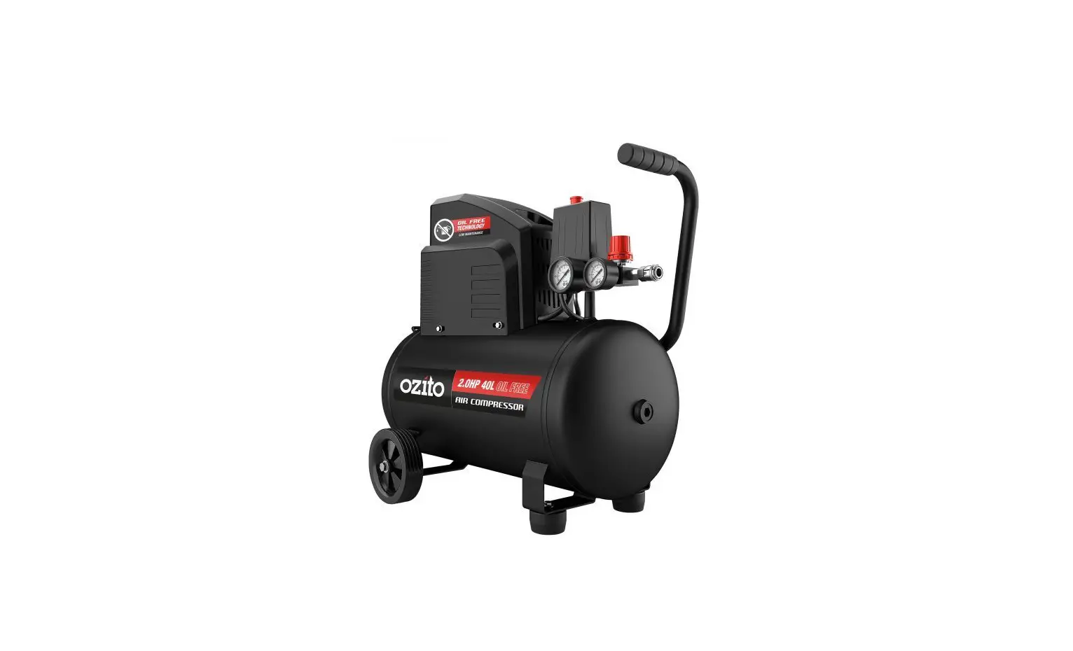 Ozito Acp-4025 40l 2.5hp Oil Free Air Compressor Instruction Manual
