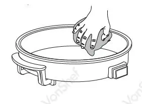 VonHaus 2007031 Large 42cm Round Multi Cooker-fig2