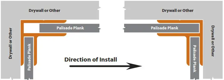 PALISADE 54080 Interlocking Vinyl Waterproof WallBacksplash Planks for Kitchen or Bathroom - Plank Installation 11