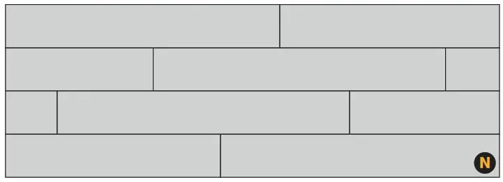 PALISADE 54080 Interlocking Vinyl Waterproof WallBacksplash Planks for Kitchen or Bathroom - Plank Installation 8