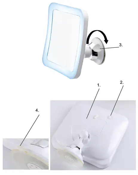 camry CR 2169 LED Bathroom Mirror-fig1