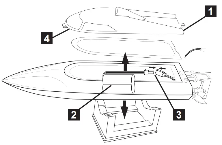 BANCROFT BNC1028 001 Magic Vee V5 Micro 225mm 8 9 Racing Boat-FIG3