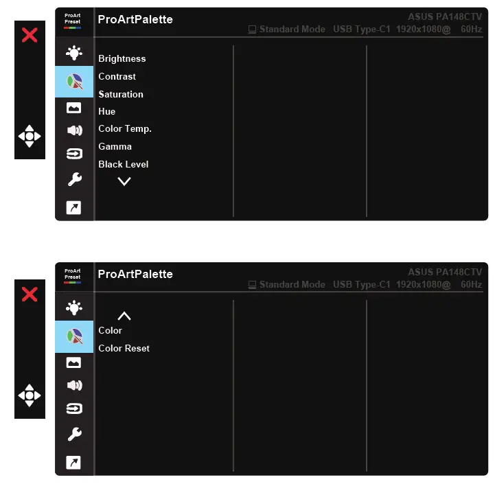 ASUS PA148CTV Series ProArt LCD Monitor fig 15