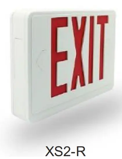 SUPER BRIGHT LEDS XS2 R LED Exit Sign