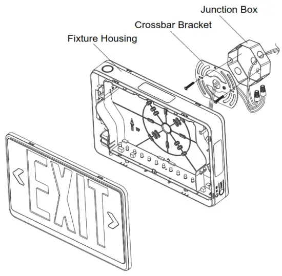 SUPER BRIGHT LEDS XS2 R LED Exit Sign - power.