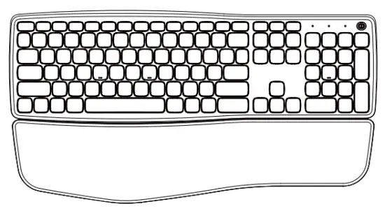 Shenzhen Hangshi Technology GM908CV Ergonomic Keyboard - fig