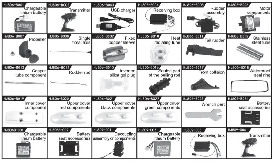 HONGXUNJIE 806B Manual for Toy Remote Control Boat fig 10