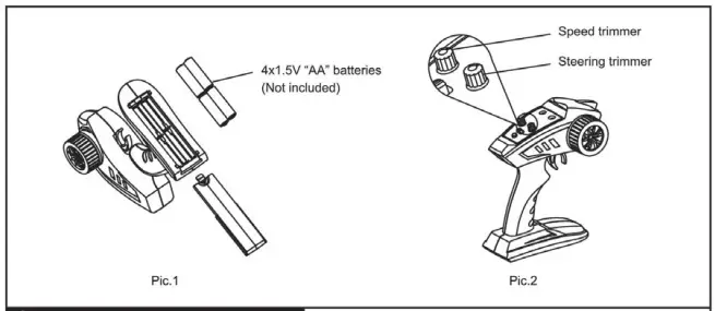 HONGXUNJIE 806B Manual for Toy Remote Control Boat fig 2