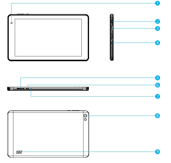 Dragon Touch TAB801 NotePad Go tablet pc-FIG1