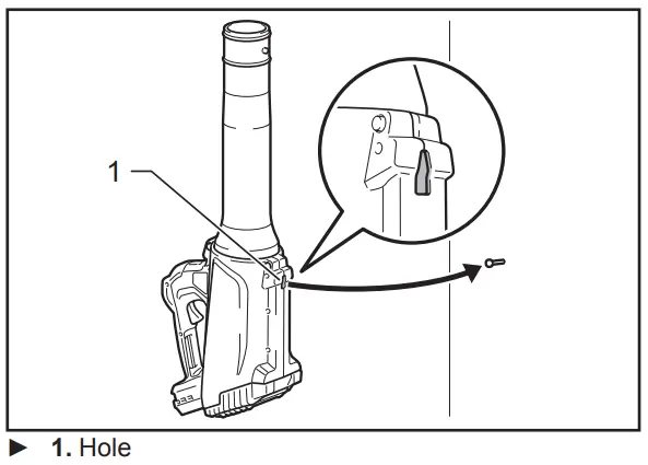 Makita Cordless Blower -. Storage