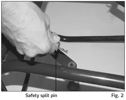 STORCH DMS 25 PRO Flow Mixer Machine - Adjusting the storage tank height 2