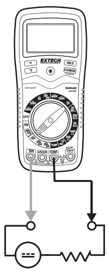 EXTECH Digital Multimeter-DC VOLTAGE MEASUREMENT1S