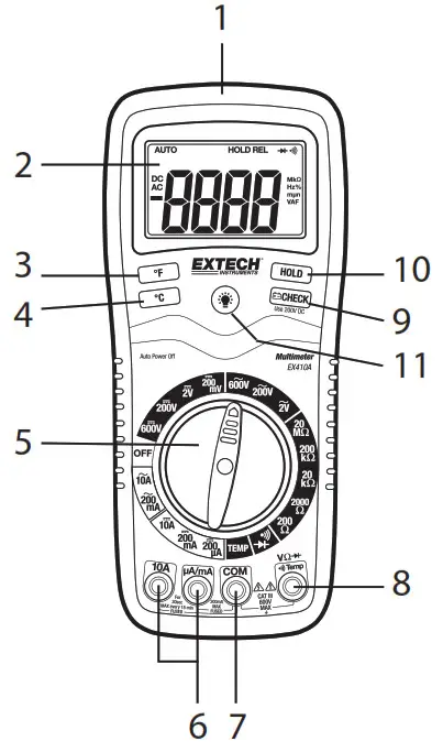 EXTECH Digital Multimeter-Description