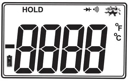EXTECH Digital Multimeter  -  Hold