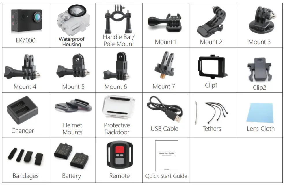 AKASO Action Camera - THE BOX