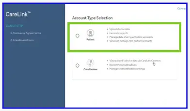 Registering your CareLink™ Personal account