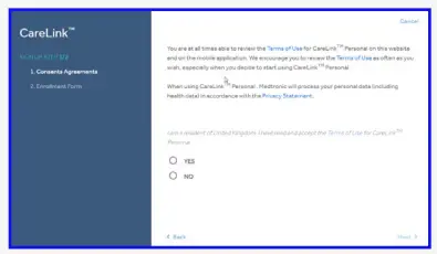 Registering your CareLink™ Personal account