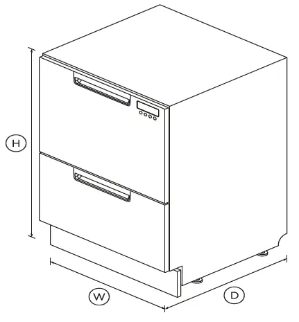 FISHER-PAYKEL-DD24DCTX9N-Double-DishDrawer-Dishwasher-fig-1