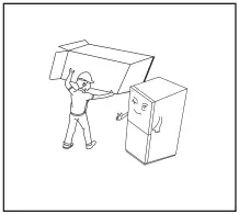 Midea Stainless Steel Frost Free Refrigerator 2.1A