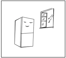 Midea Stainless Steel Frost Free Refrigerator 2.1C