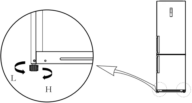 Midea Stainless Steel Frost Free Refrigerator 2.3A