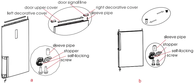 Midea Stainless Steel Frost Free Refrigerator 2.4I
