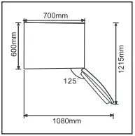Midea Stainless Steel Frost Free Refrigerator 2.6B
