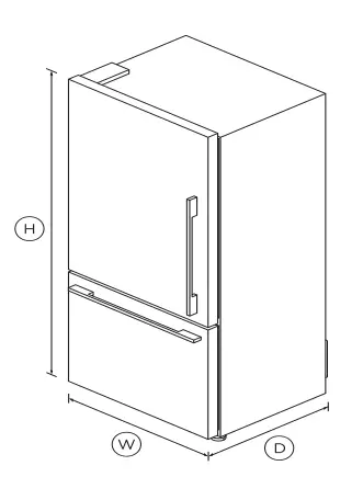 FISHER PAYKEL RF170WDLX5N 32-Inch Freestanding Refrigerator Freezer-1