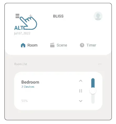 ALTA WINDOW FASHIONS BLISS Automation Changing Wi-Fi Networks fig 1