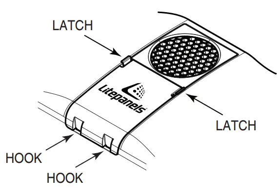 Litepanels 935-2023 Astra 3X Studio Light Flood Bi Color LED Fixture - MODULE WELL COVER