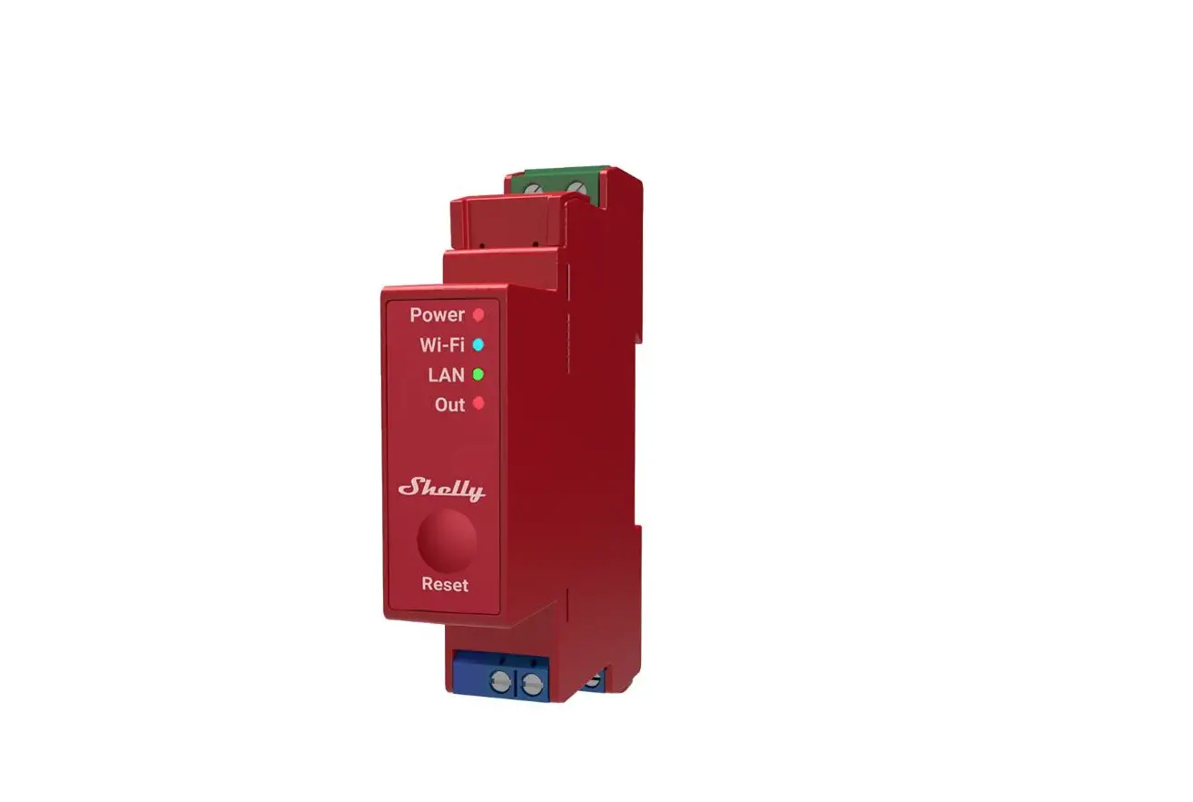 Shelly Pro 1pm 1 Channel Din Rail Relay Switch User Guide