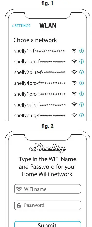 Shelly Pro 1PM 1 Channel DIN Rail Relay Switch User Guide - Fig 1,2