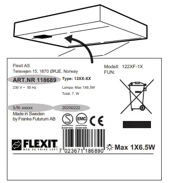 FLEXIT 118689 Facet Kitchen Hood-3