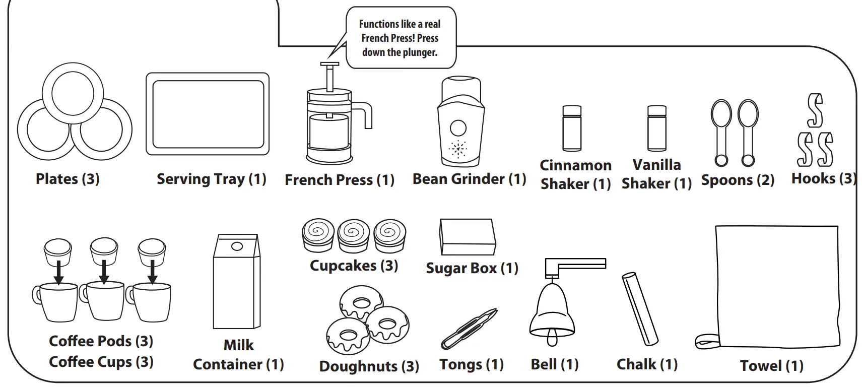 little tikes 2 in 1 Cafe Cart fig 2