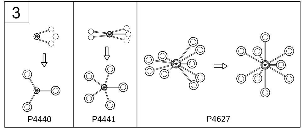 PROGRESS LIGHTING P4440 3 LT Chandelier - Fig 3