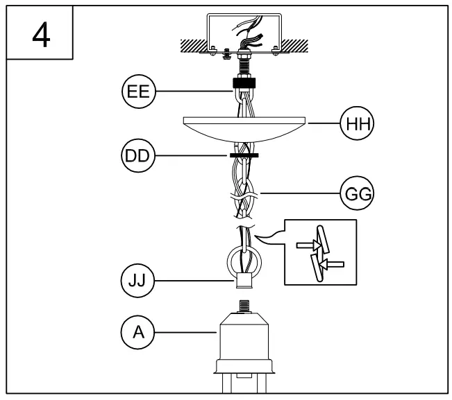 PROGRESS LIGHTING P4440 3 LT Chandelier - Fig 4