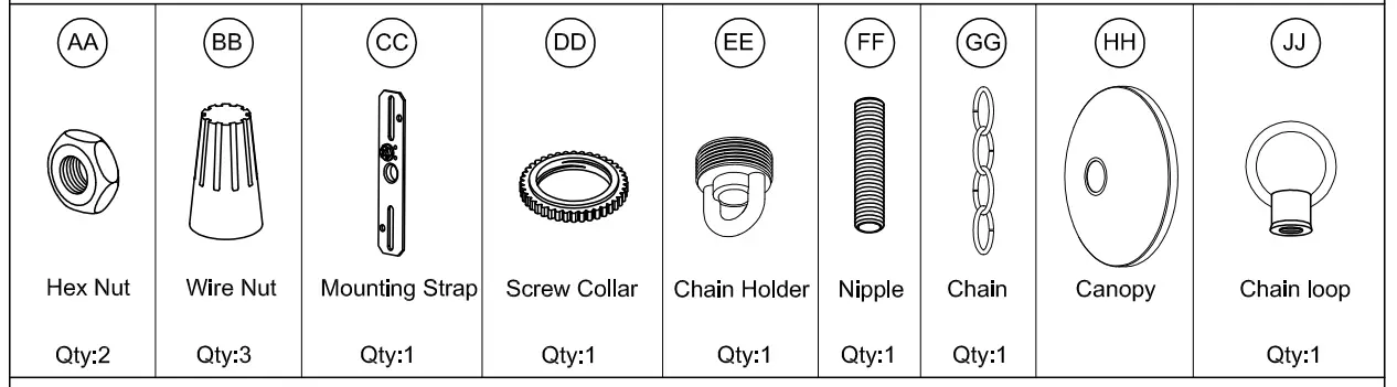 PROGRESS LIGHTING P4440 3 LT Chandelier - Fig