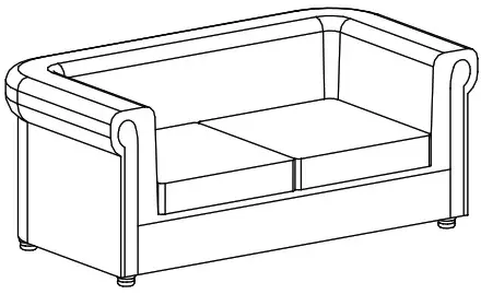 OTTO Oxford 2 Seater Sofa